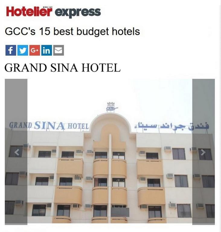 Grand Sina Hotel Dubai Luaran gambar